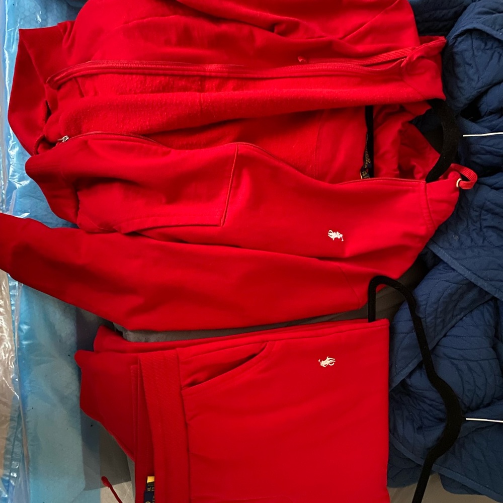 Men’s polo Ralph Lauren hoodie and sweatpants size xl